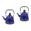 2Pcs Blue Enamel Teakettle Durable Water Boiling Kettle for Kitchen 4