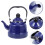 2Pcs Blue Enamel Teakettle Durable Water Boiling Kettle for Kitchen 8