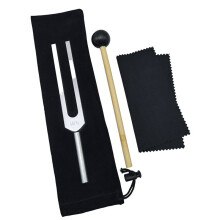 440-Hz-Stimmgabel Aus Aluminiumlegierung, Stimmgabel mit Hammer Zur PrüFung Des Nervensystems, Klangheilungstherapie