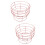 6Pcs Sturdy Pink Metal Bakery Cooling Rack Cooling Rack for Baking 9