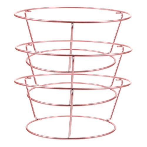 6Pcs Sturdy Pink Metal Bakery Cooling Rack Cooling Rack for Baking 2
