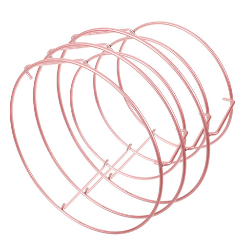 6Pcs Sturdy Pink Metal Bakery Cooling Rack Cooling Rack for Baking 1