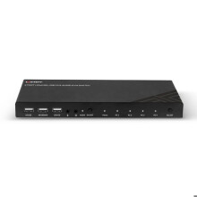 KVM HDMI Kytkin - Lindy - 4 Porttia - 4K@60Hz - USB 2.0 - Stereo Ääni