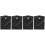4Pcs Black Car Trash Bag with Light Auto Closure and Organizer 5