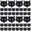 48Pcs Black ABS Miniature Witch Cauldron Storage Pots for Halloween 7