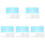 5Pcs Sturdy Acrylic Floating Shelves for Wall Decor and Storage Rack 4