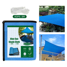 UV Resistant Shade Sail for Outdoor Spaces Breathable Polyethylene Canopy Invisible Finish Medical-Use Safe Material for Patios Gardens Terraces