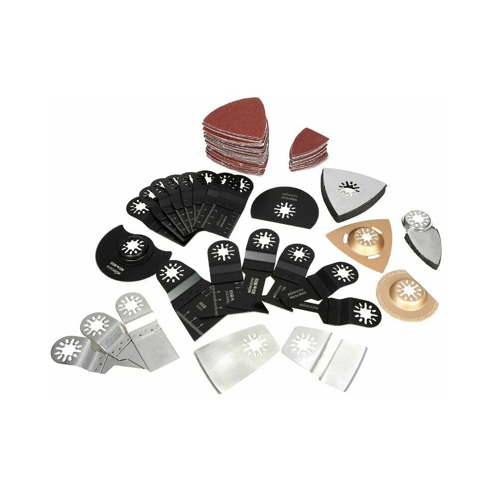 Precision Sanding Solution, Aluminium Oxide Abrasive Triangle Sanding Pads For Oscillating Multi Tool, Assorted Grits Perfect For Polishing And 9128293314503