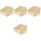 4Pcs Wooden Card Storage Organizer Beige Multi-Grid Game Holder 5