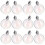 72Pcs Clear Fillable Christmas Tree Decorative Hanging Balls 2