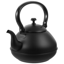 3Pcs Black Stainless Steel Tea Kettle Set for Kitchen and Home Use
