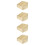 4Pcs Wooden Card Storage Organizer Beige Multi-Grid Game Holder 10