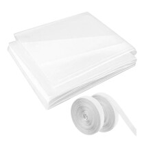 4Sets Window Thermal Insulation Kit PVC Film for Home Winter Use