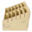 4Pcs Wooden Card Storage Organizer Beige Multi-Grid Game Holder 2