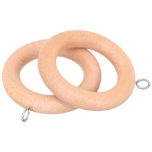 10Pcs Multipurpose Khaki Curtain Rings for Decorative Hanging