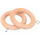 10Pcs Multipurpose Khaki Curtain Rings for Decorative Hanging 1