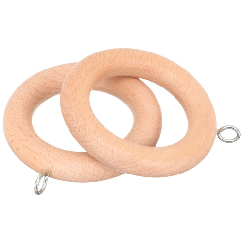 10Pcs Multipurpose Khaki Curtain Rings for Decorative Hanging
