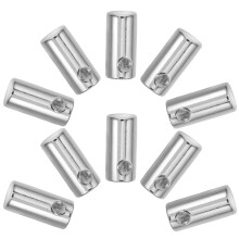 40Pcs Silver Cord Locks for Drawstring Backpacks DIY Clothes Use