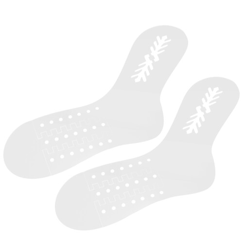 10Pcs Transparent Acrylic Sock Blockers for Knitting DIY Sock Forms 2