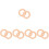 10Pcs Multipurpose Khaki Curtain Rings for Decorative Hanging 7