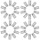 40Pcs Silver Cord Locks for Drawstring Backpacks DIY Clothes Use 7