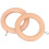 10Pcs Multipurpose Khaki Curtain Rings for Decorative Hanging 2