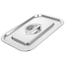 5Pcs Silver Stainless Steel Steam Pan Lid with Handle for Hotel