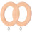 10Pcs Multipurpose Khaki Curtain Rings for Decorative Hanging 3