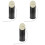 3Pcs Educational Kids Spring Drum Toy Black Musical Percussion 3
