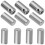 40Pcs Silver Cord Locks for Drawstring Backpacks DIY Clothes Use 2