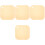 4Pcs Non-Stick Orange Cutting Boards for Kitchen Meat and Fruit Prep 5