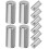 40Pcs Silver Cord Locks for Drawstring Backpacks DIY Clothes Use 3