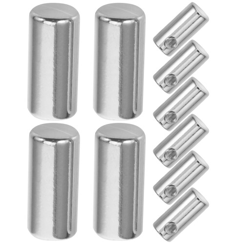 40Pcs Silver Cord Locks for Drawstring Backpacks DIY Clothes Use 2