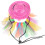 4Sets Small Animal Costume Kit Assorted Color Mesh Hat Skirt 2