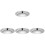 4Pcs Rust-Resistant Stainless Steel Pot Lid Set with Bakelite Knobs 3
