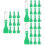 60Pcs Plastic Tools for Scratch Cards Comfortable Green Design 7