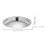 4Pcs Rust-Resistant Stainless Steel Pot Lid Set with Bakelite Knobs 8