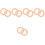 10Pcs Multipurpose Khaki Curtain Rings for Decorative Hanging 6