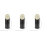 3Pcs Educational Kids Spring Drum Toy Black Musical Percussion 4