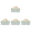 4Pcs Breathable Cotton Small Hideaway Play & Rest Tent 2
