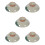 5Pcs Assorted Color Ceramic Tea Bowl Covers Practical Home Use 9