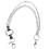 4Pcs Reliable Silver Jean Chains Metal Chains for Pants and Wallets 2