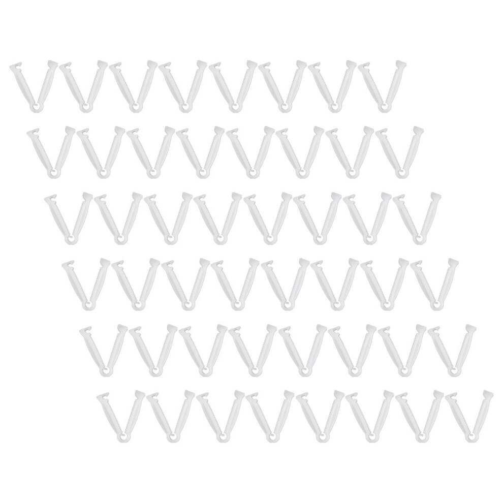 500Pcs Household White Umbilical Cord Clips For Livestock And Pets 3011102296281