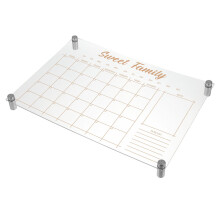 5Pcs Acrylic Dry Erase Board Home Supply Transparent Weekly Planner