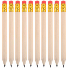 250Pcs Red Wooden Sketch Pencils Erasable Writing Pencils for Students