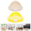 6Pcs High-Grade Plastic Pet Litter Box for Cat, Rabbit, and Small Pets 10