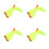 4Pcs Adjustable Hard Hat Sun Visor Neck Cover Breathable Mesh Yellow 5