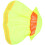 4Pcs Adjustable Hard Hat Sun Visor Neck Cover Breathable Mesh Yellow 2