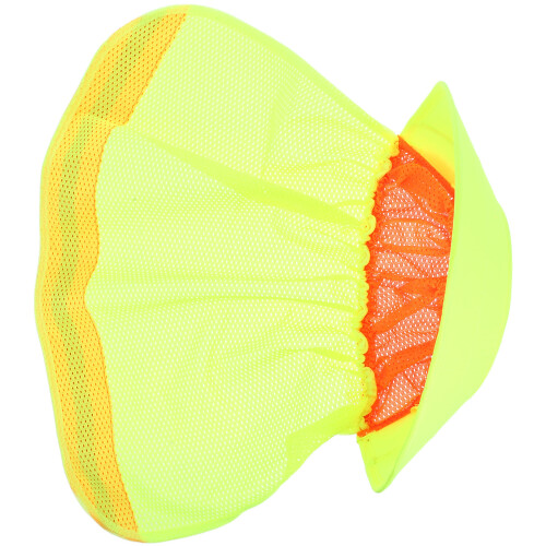 4Pcs Adjustable Hard Hat Sun Visor Neck Cover Breathable Mesh Yellow 1