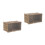 2Pcs Durable Plastic Storage Bin Clear Display Box for Mini Figures 5